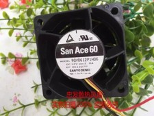 Sanyo 9GV0612P1H051 6038 DC12V 2.0A 6CM 4-Wire Server Cooling Fan