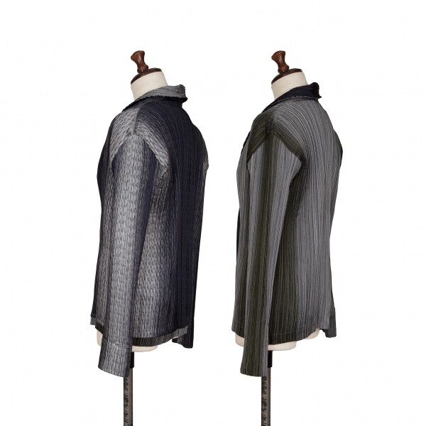 ISSEY MIYAKE FETE A.POC INSIDE Pleated Reversible Jacket