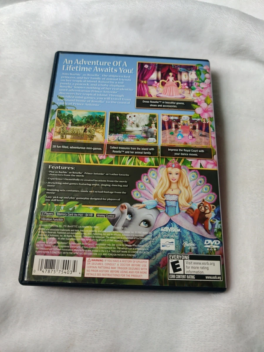 Preços baixos em Barbie videogames Sony PlayStation 2 com manual