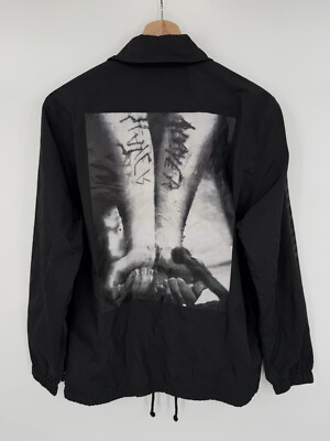 NEW Supreme F/W 2016 Slayer Cutter Coaches Jacket Black Size Small