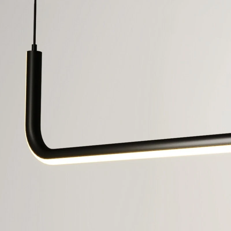 Kitchen LED Pendant Light Bar Lamp Home Black Ceiling Lights Chandelier Lighting - Image 4 of 4