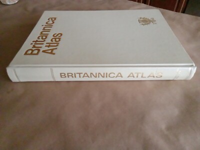 Britannica Atlas 1768 Large-Sized Map Book Collection In 4