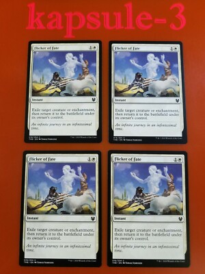 cards that flicker mtg 4x Flicker of Fate | Theros Beyond Death | MTG Magic Cards