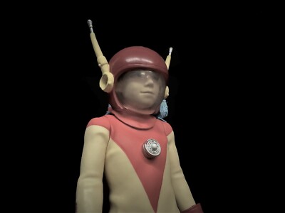 フィギュア 　高速エスパー　パイロットエース　特撮 光速エスパー パイロットエース（ミクロ版） リアルスタンダードソフビ