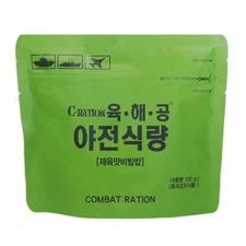 Korean Rice Stir fried pork freeze dried MRE Combat ready to eat military food