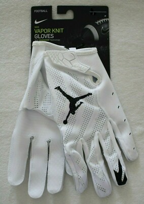 Nike Jordan Vapor Knit 3.0 Football Gloves Men's 2XL White/Black