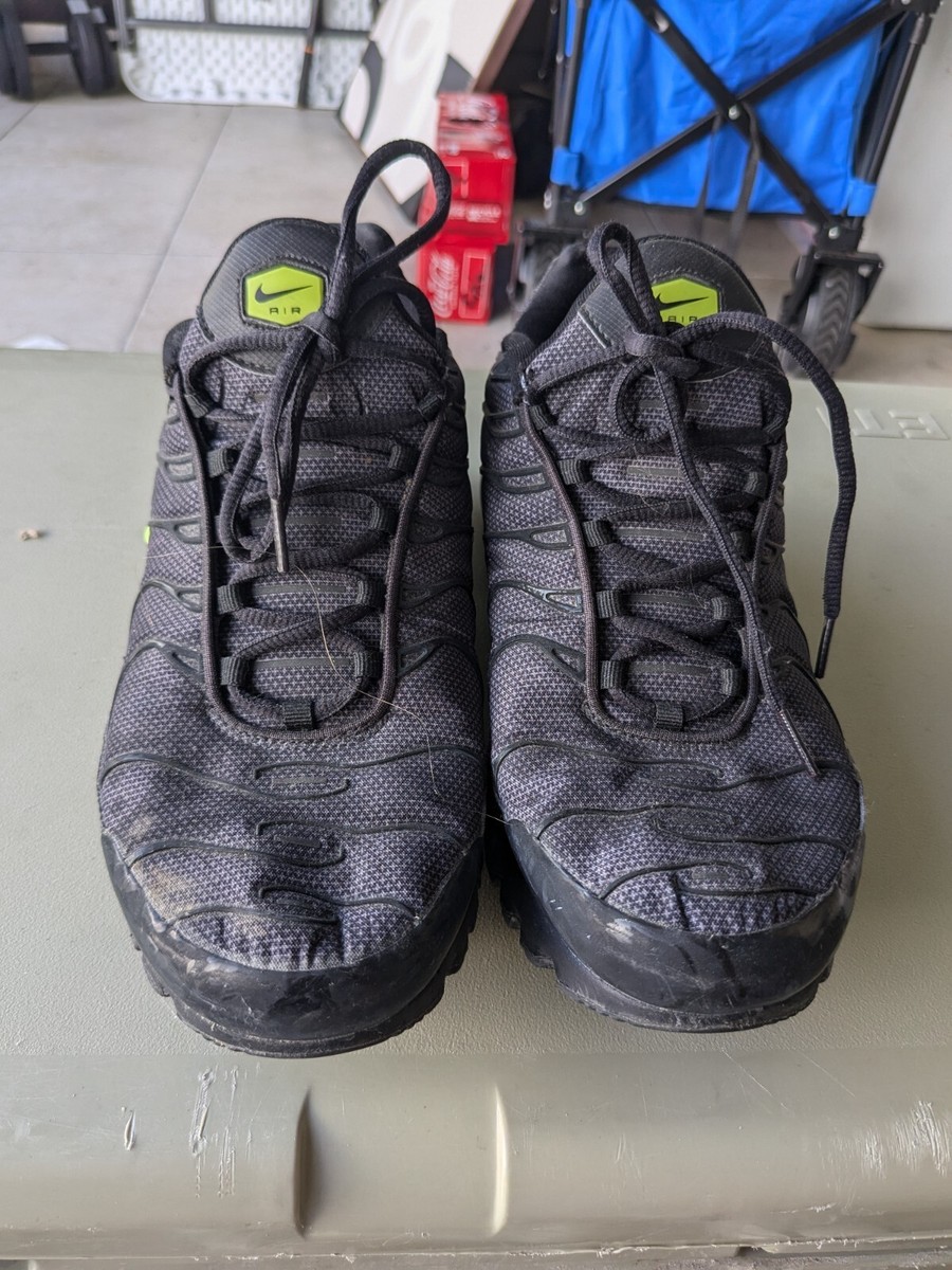 Nike Air Max Tn Plus Neon Black AO5435-002 Sz 11.5 MENS | eBay