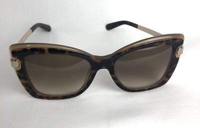 Salvatore Ferragamo 54mm‎ OversizedSunglasses Havana/Amber SALVATORE FERRAGAMO 54mm Navigator Brown Gold Black  main image 4