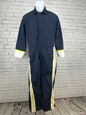 Red Kap Blue Yellow Long Sleeve Costume Band Jumpsuit Size 36R (33X25)