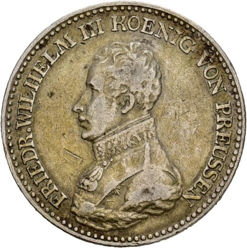 Künker: Preussen, Friedrich Wilhelm III., 1 Taler 1818 D, Silber - Afbeelding 1 van 2