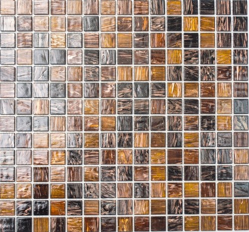 Mosaïque éventail Cuivre Brun - 10 Plaques - Cuisine, Bain, Miroir - Mosaik-Netzwerk
