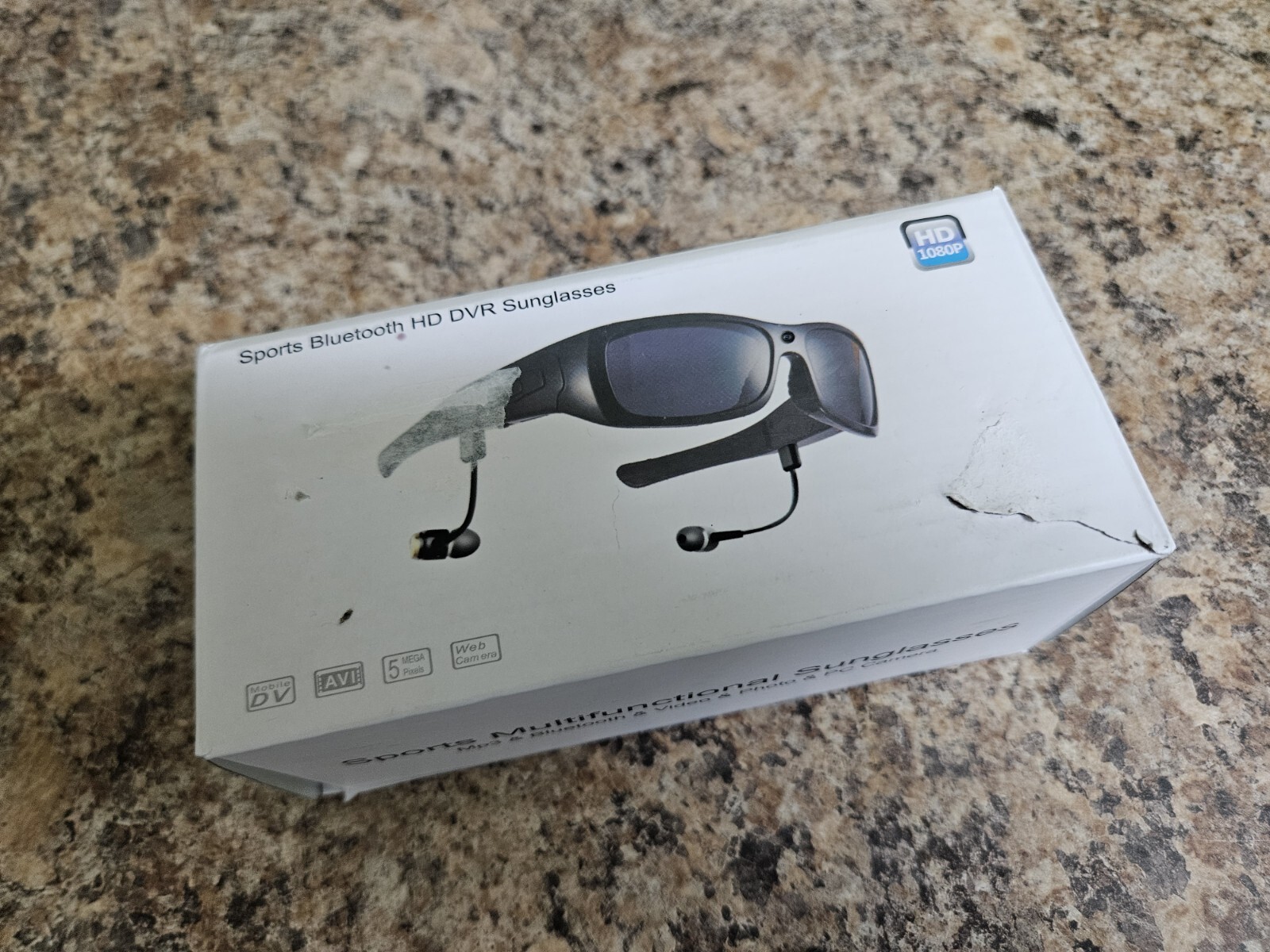 YYCAMUS Camera Sunglasses Full HD 1080P Bluetooth Sunglasses