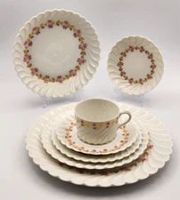 Haviland Limoges Plaisance 7 Piece Place Setting  Torse Wreath Shape 6 Available