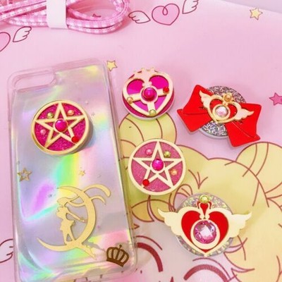 Anime Sailor Moon Mobile Holders Stretch Bracket Cartoon Air Bag Phone Socket Ebay