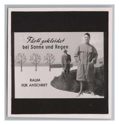DEWAG Werbeagentur DDR Werbung - 'Flott gekleidet' - Altes Foto Collage