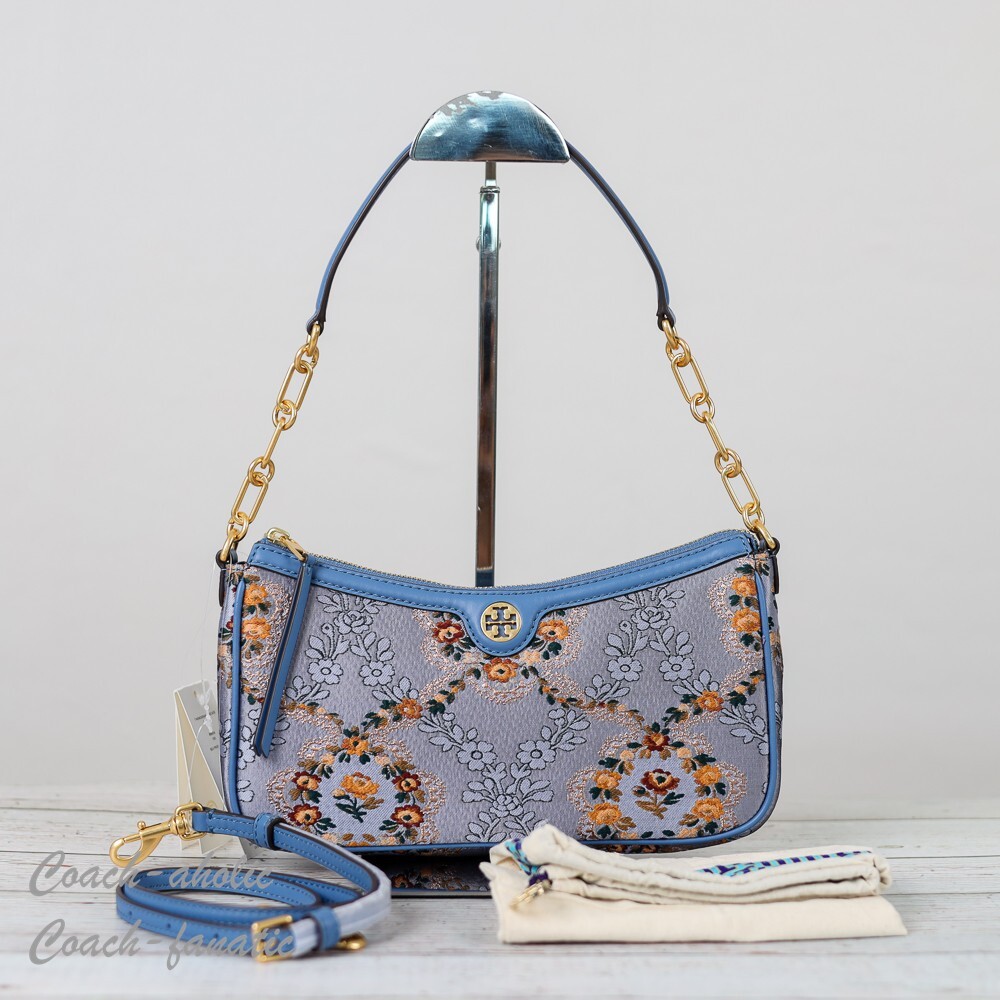 トートバッグ TORY BURCH Embroidered Canvas Shopping Bag New] Tory Burch New York Edition Limited Edition Canvas Tote