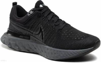 Nike React Infinity Run Flyknit 2 Black Sz 10 CT2357 003 Running Shoes