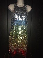 Woman’s Alexander McQueen multicoloured sequin dress size S