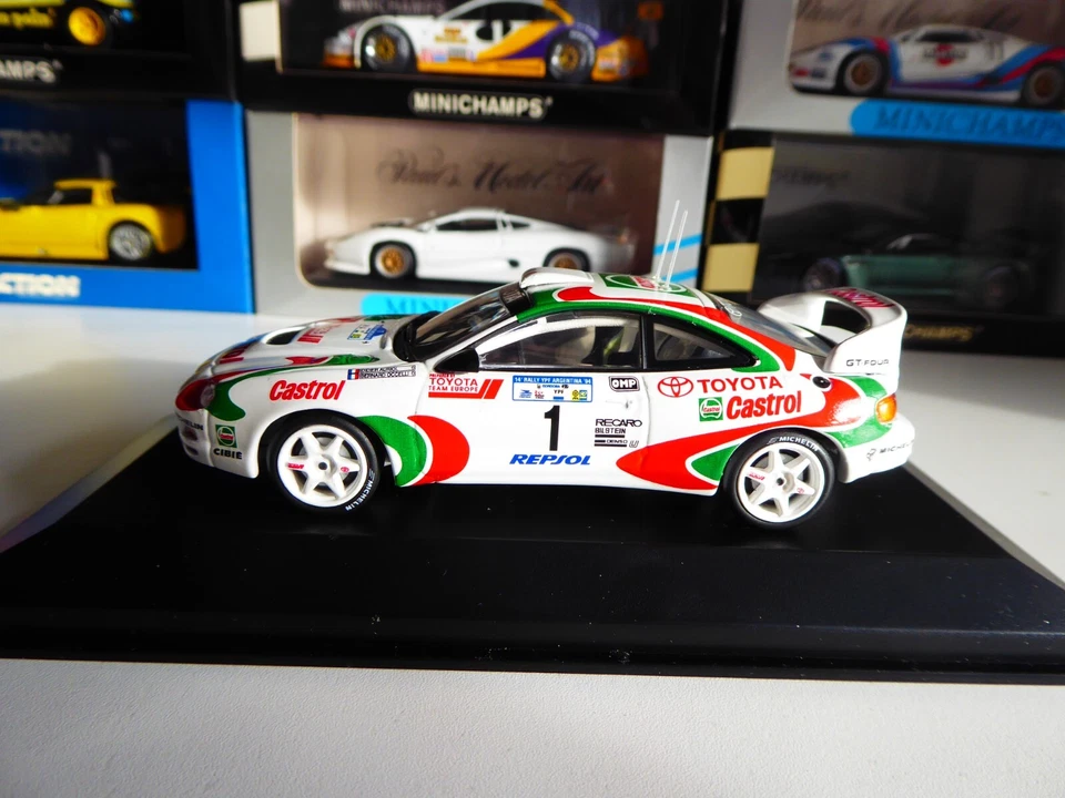 1/43 Minichamps Toyota Celica GT Four Castrol Winner Rally Argentina 1994 Auriol - Immagine 3 di 4