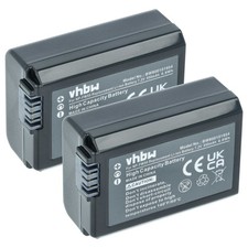 2x Batteria per Sony Alpha SLT-A35Y SLT-A37 SLT-A35K SLT-A55 SLT-A55V 950mAh 7,2V