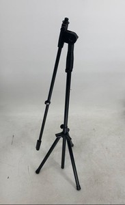 AmazonBasics Black Adjustable Legs Foldable Tripod Microphone Stand