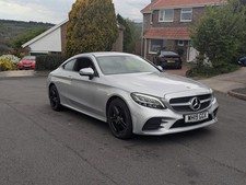 2019 Mercedes-Benz C-Class Coupe. Silver / Grey. Petrol With EQ. 48,000 Miles.