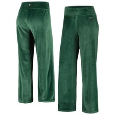 Women's Green Bay Packers DKNY Sport Green Velour Pants