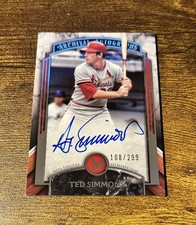 2022 Topps Museum Collection Archival Autographs /299 Ted Simmons #AA-TS