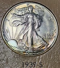 1939 S San Francisco Walking Liberty Half Dollar Silver 50C .50