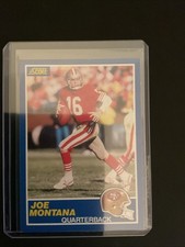 1989 Score - Joe Montana #1 TM by Helmet Logo