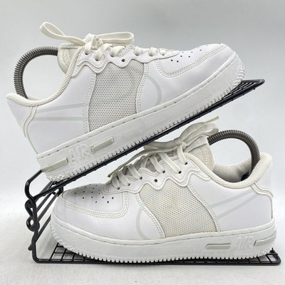 Nike Air Force 1 Low React SU Weiß Turnschuhe Größe UK 4,5 Damen CT5117-101