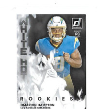 OMARION HAMPTON 2025 PANINI/DONRUSS ****WHITE HOT**** (ROOKIE INSERT) #WHR-OMH