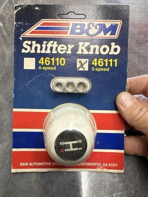 Customizable B&M Shift knob. 3 Speed 4 Speed 5 Speed 6 Speed