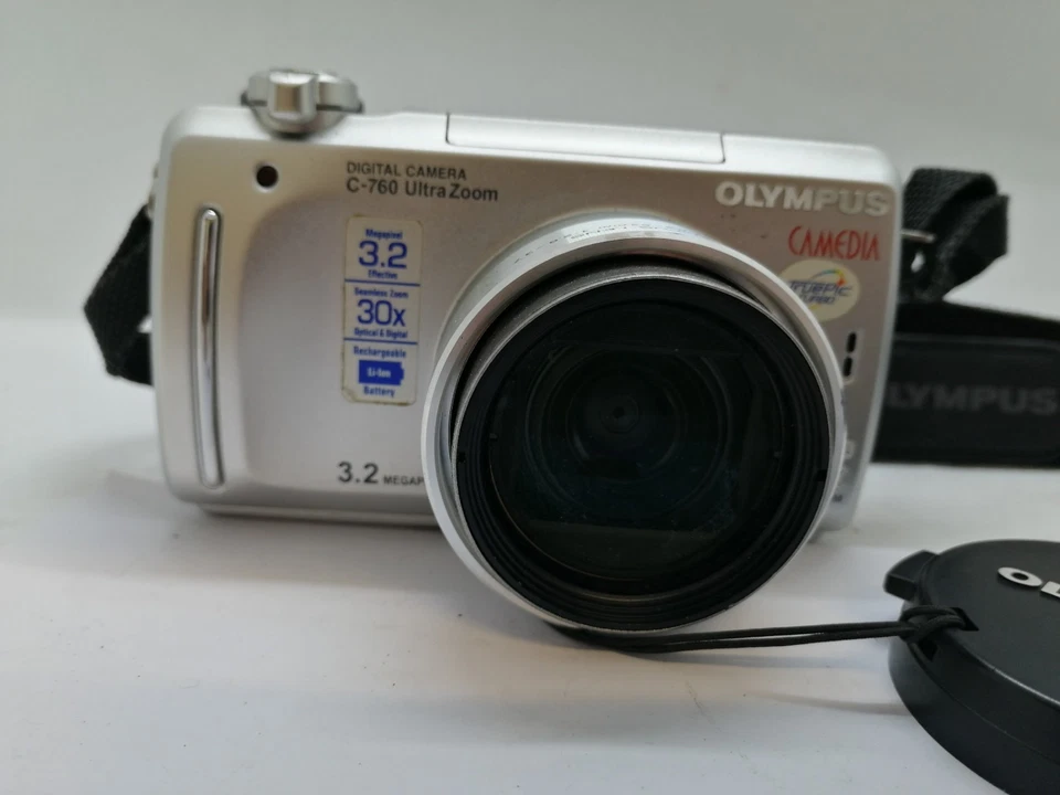 Olympus CAMEDIA C-760 Ultra Zoom 3.2MP Digital Camera AF 6.3-63mm 1:2.8-3.7 (B86 - Bild 3 von 4