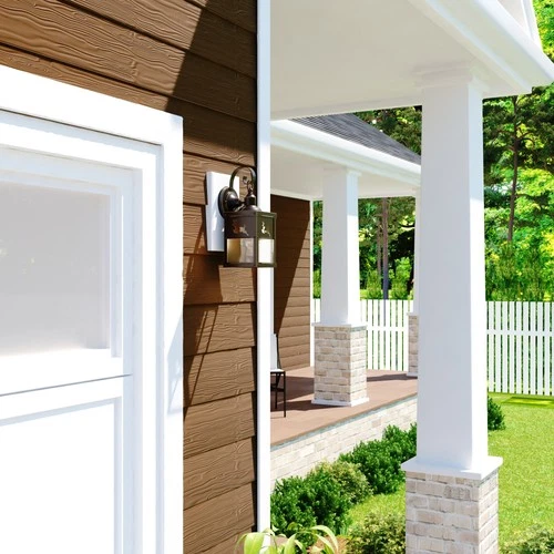 Vaxcel Lighting OW33553 Bronze Bryce 1-Light Outdoor Wall Sconce - 6 Inches Wide - Picture 7 of 11