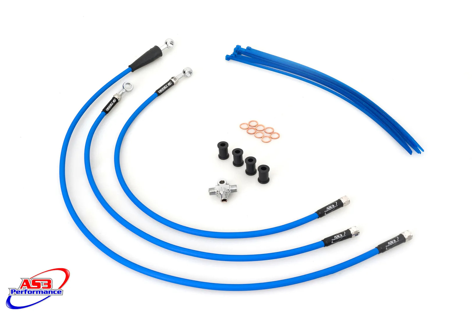 AS3 VENHILL FRONT BRAKE LINES for SUZUKI LTZ 400 03-07 LTR 450 06-07