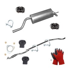 Auspuffanlage für Opel Corsa IV Generation 1.2i 80PS 3/5 Tur Fliessheck +Montage