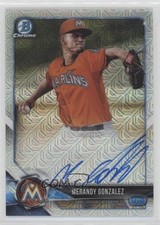 2018 Bowman Mega Box Chrome Mojo Refractor Merandy Gonzalez #BMA-MG Auto v1x