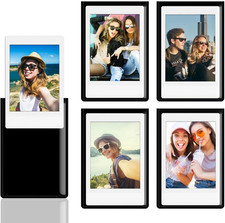 5 Stück Magnetische Fototaschen, Bilderrahmen Fotorahmen für Fotos Postkarten, K