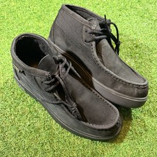 Lugz Shoes Wally Mid Black Men Boots Size 9.5 Chukka