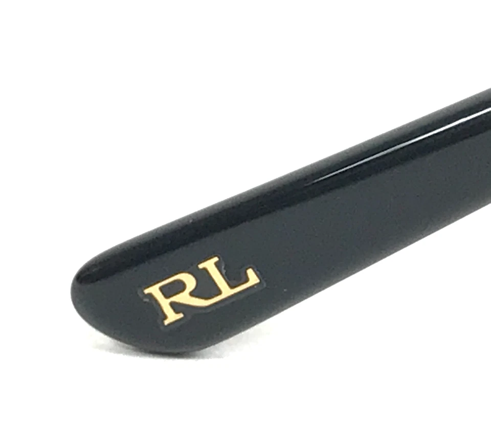 Monturas de gafas Ralph Lauren RL6043 5001 negro dorado ojo de gato borde completo 53-16-140 Foto 4 de 4