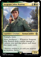~ Sergeant John Benton ~ NM ~ UB: Doctor Who ~ MTG ~