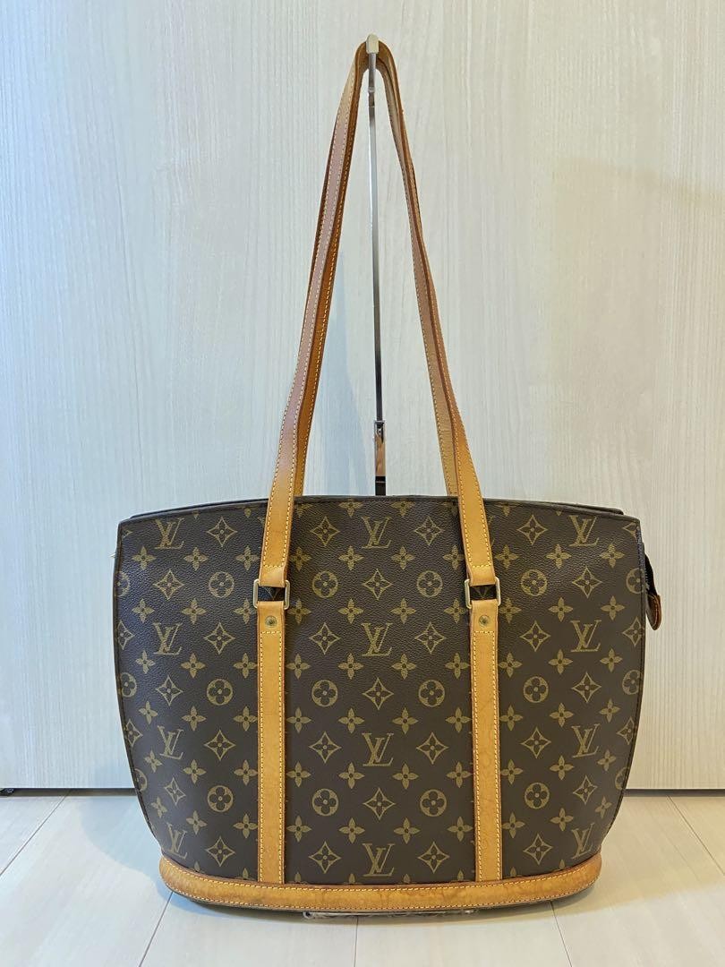Louis Vuitton Monogram Babylon Leather Tote Shoulder Bag Imported from Japan