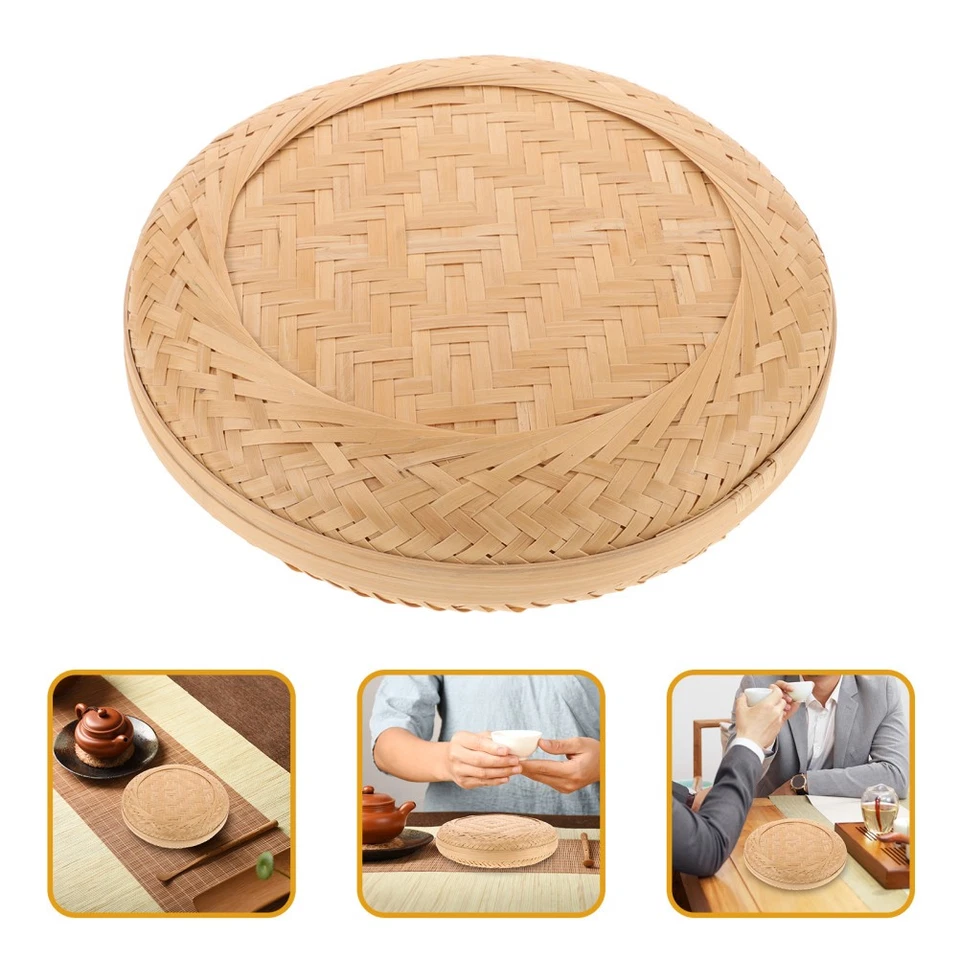  Tee-Kuchen-Aufbewahrungshalter, gewebte Tee-Box, Tee-Kuchen-Box, Teebehälter - Bild 4 von 4