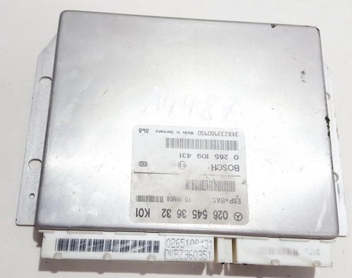 0265453632 Steuergerät ABS 0265109431  FD98M08 Mercedes-Benz A-C DE606344-56