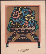 Cunard Line RMS Ascania Dinner Menu 12/16 1926