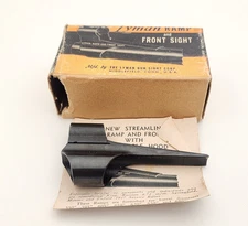 Vintage Lyman Front Sight Ramp Collar .620 No Blade w/Box & Hood