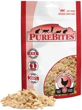 PureBites Natural Chicken Breast Freeze Dried Treats For Cats 1.09-Ounce