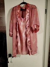 Delicates Floral Nightgown Polyester Sz XL Beautiful Pink Orang. Comes With Matc