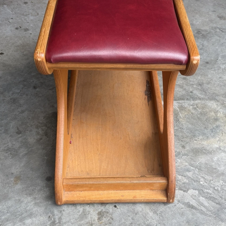 VINTAGE RED WING SHOES BOOT SHOP DISPLAY FITTING STOOL RARE! - Image 4 of 4